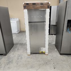 New Whirlpool 28" Wide Stainless Steel Fridge