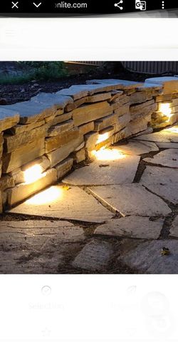 3 Hardscape & Retaining Wall 7" Led Lights
