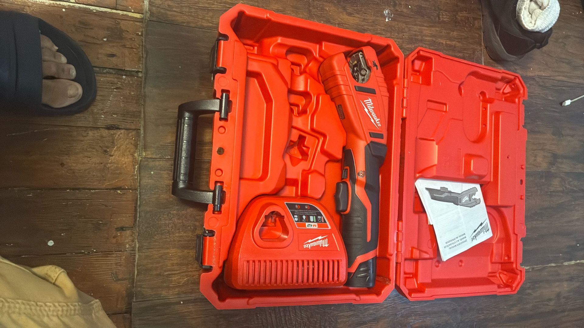 M12 Milwaukee Copper Cutter With Battery Charger And Hard Case 