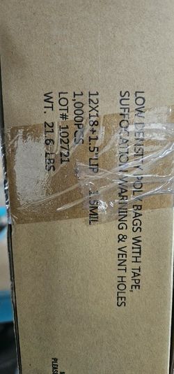 Poly Bags With Seal Lip/ Cutting And Sewing Trims