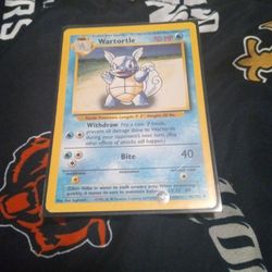 1995 Wartortle Pokemon Card