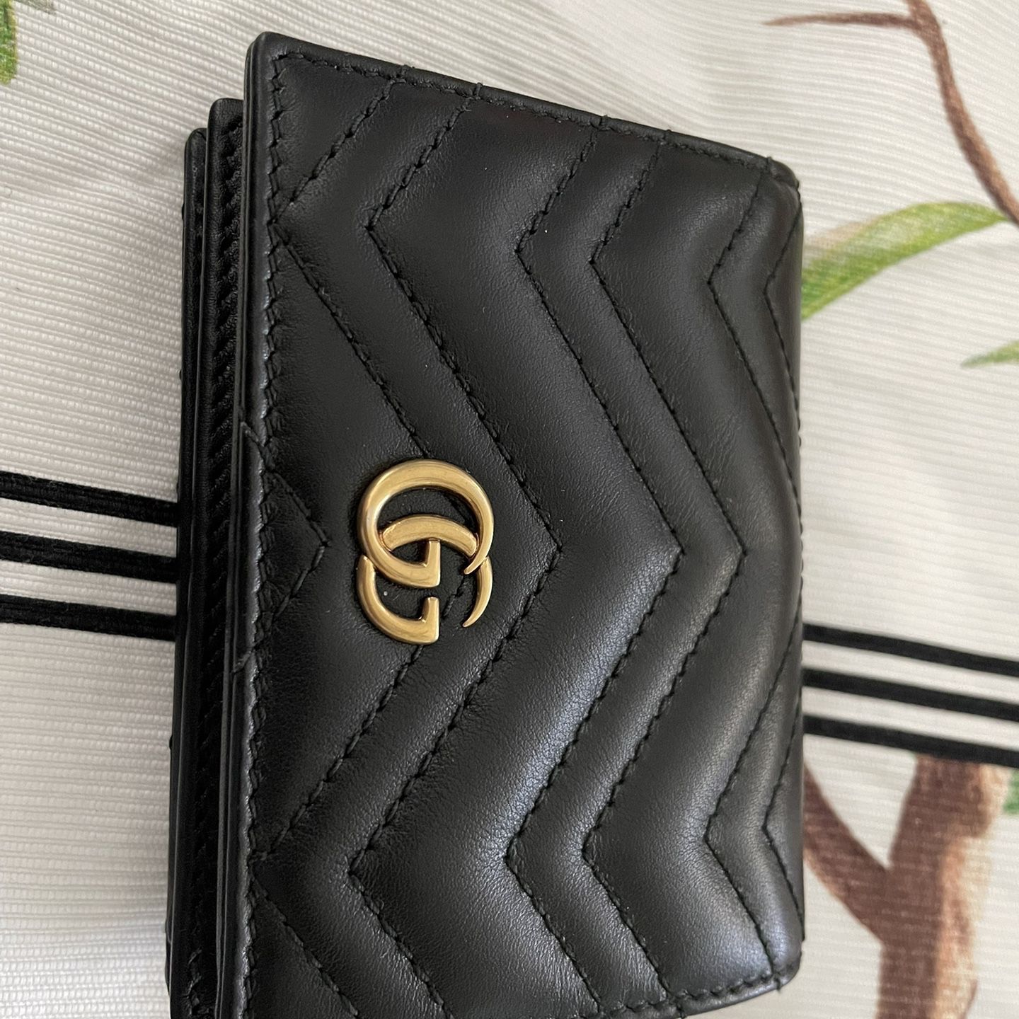 Authentic Gucci GG Marmont Black Wallet