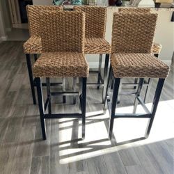 5 Bar Stools 31" Seat Height. Pls READ Description 