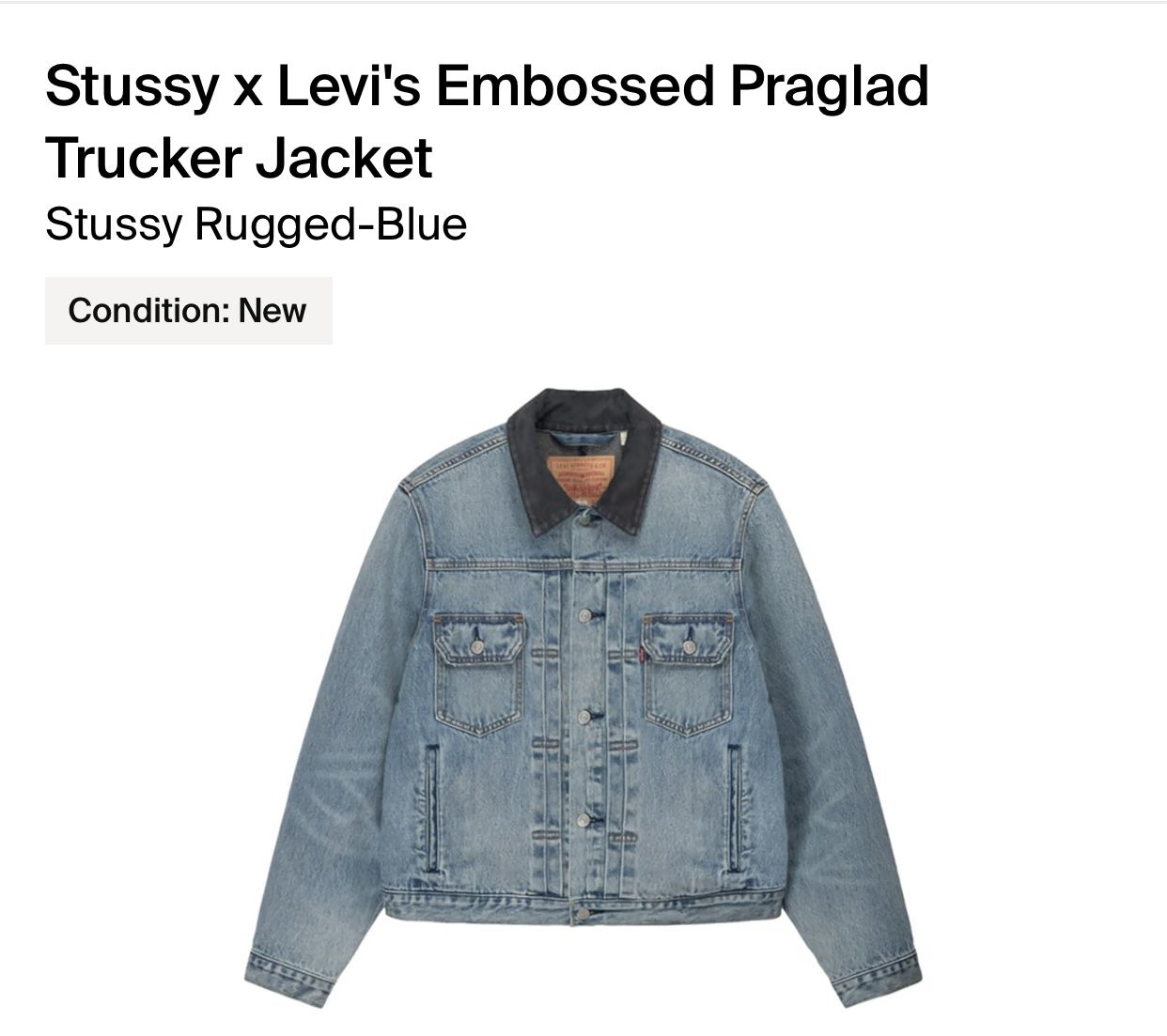 Stussy Levi’s Trucker Jacket