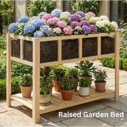 Transparent Raised Garden Bed with Legs