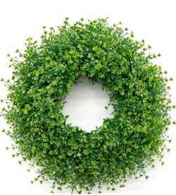 28 Inch Large Boxwoods Wreaths for Front Door