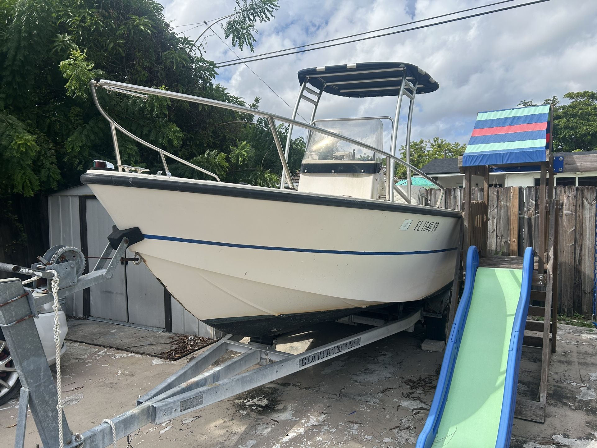 1986 Biddison Outboard  18ft