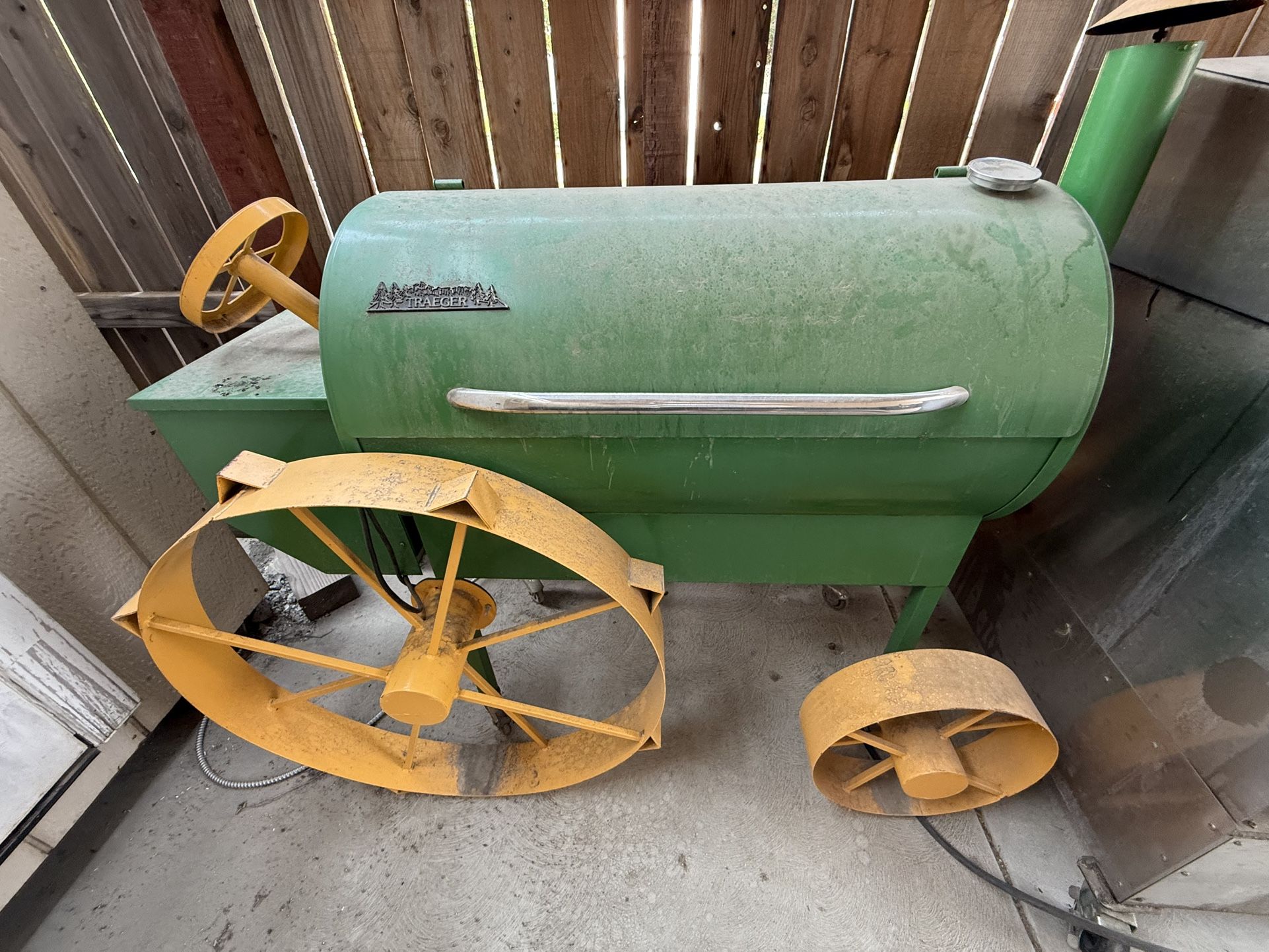 Traeger x John Deere Pellet Smoker!