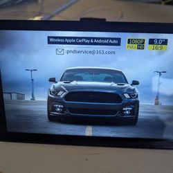 Car Play/Android Auto Dash Unit - Compatible With Any Make/Model - Built In Bluetooth And Backup Camera Compatible