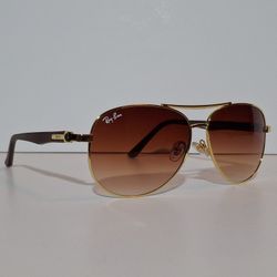 Golden Brown  Aviator Sunglasses 