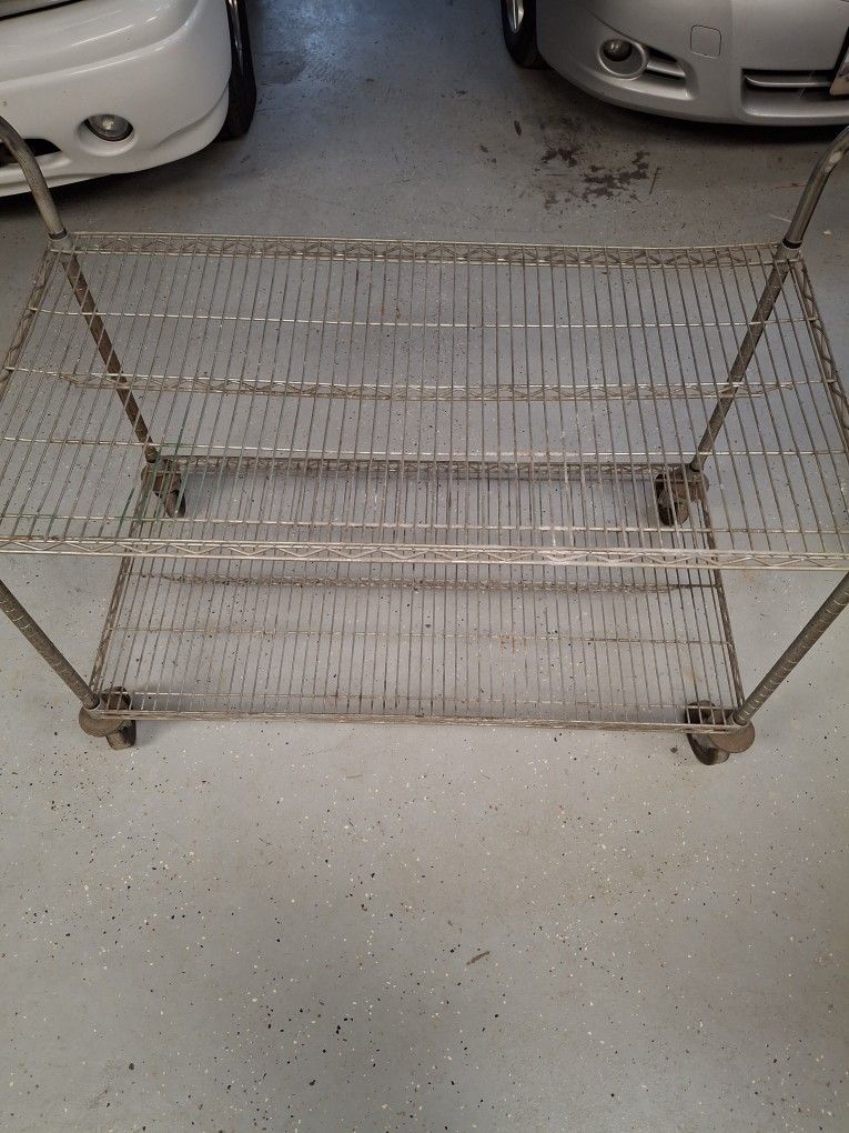 Eagle 2 Tier Metal Roller Cart