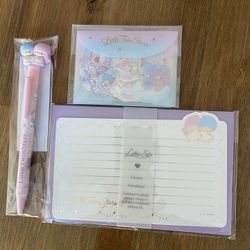 Sanrio Little Twin Stars Pen Stickers Letter Set 