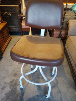 Vintage Industrial Drafting Chair