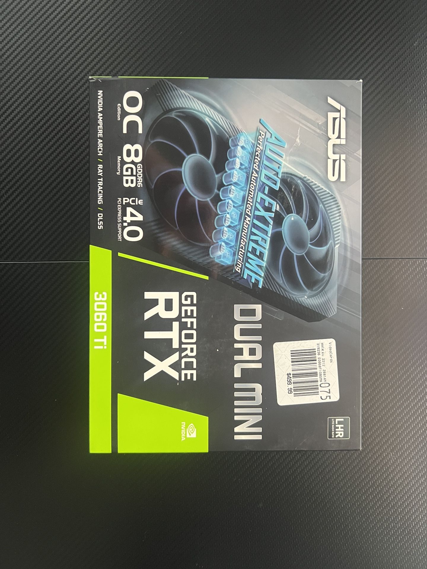 ASUS GeForce RTX 3060 Ti 8GB Dual Mini OC GDDR6 Video Graphics Card GPU