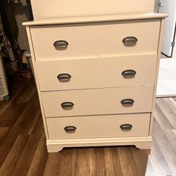 White Small Dresser