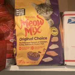 Cat food & litter