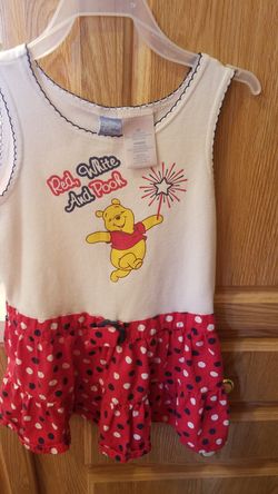 This is a Disney size 5-T winnie the pooh dress very cute