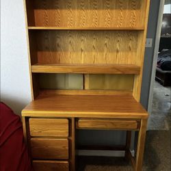 Office Desk with Removable Shelving (Pick-Up Only)