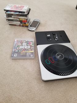 Wii, Jailbroken Playstation, games & controllers