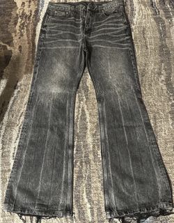 Balenciaga Lost Tape Flare Size M Washed Black Jeans
