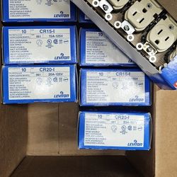 Leviton Ivory Plugs