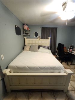 Queen Bedframe w/ BoxSpring
