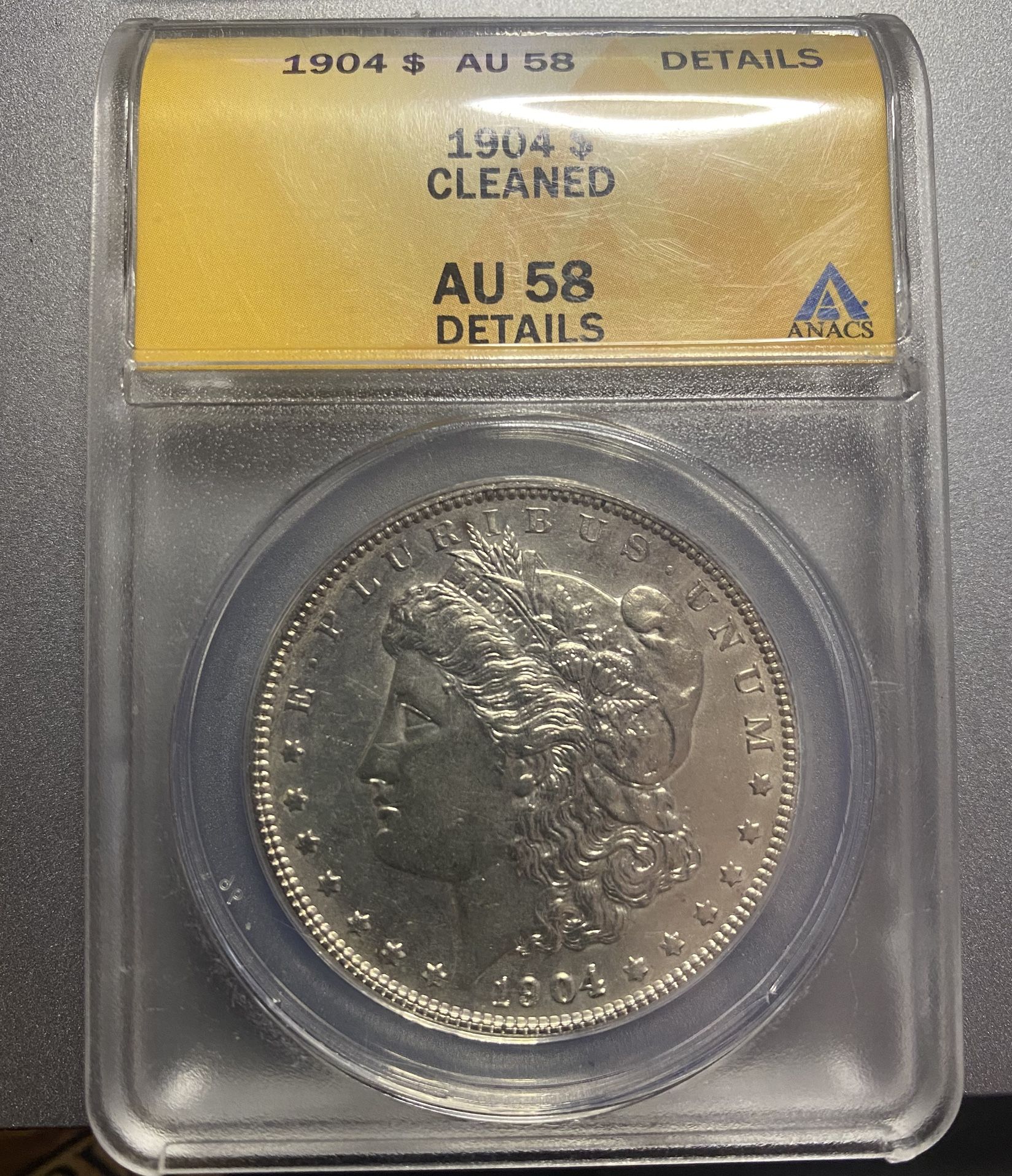 1904 Morgan Silver Dollar AU58