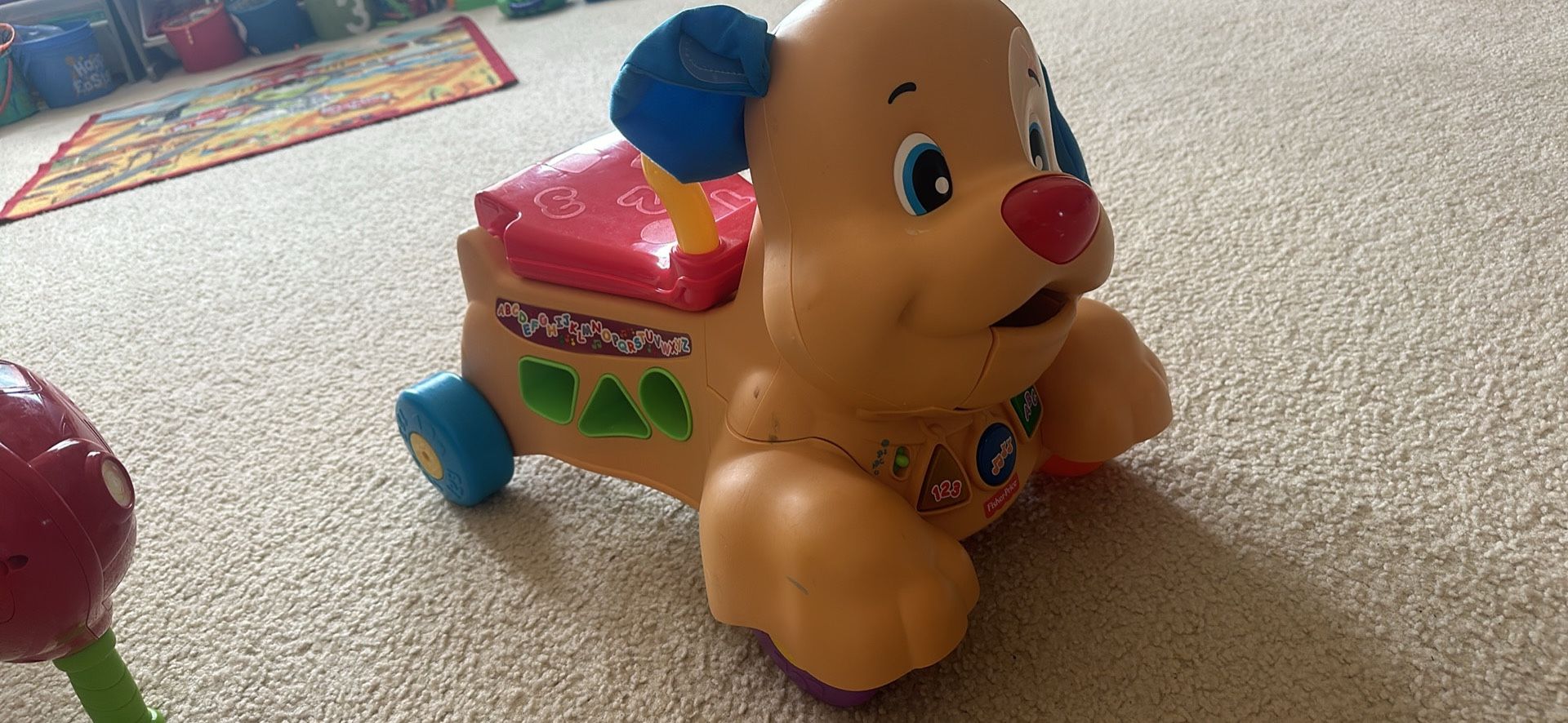 Fisher Price Learning Dog Stride To Ride