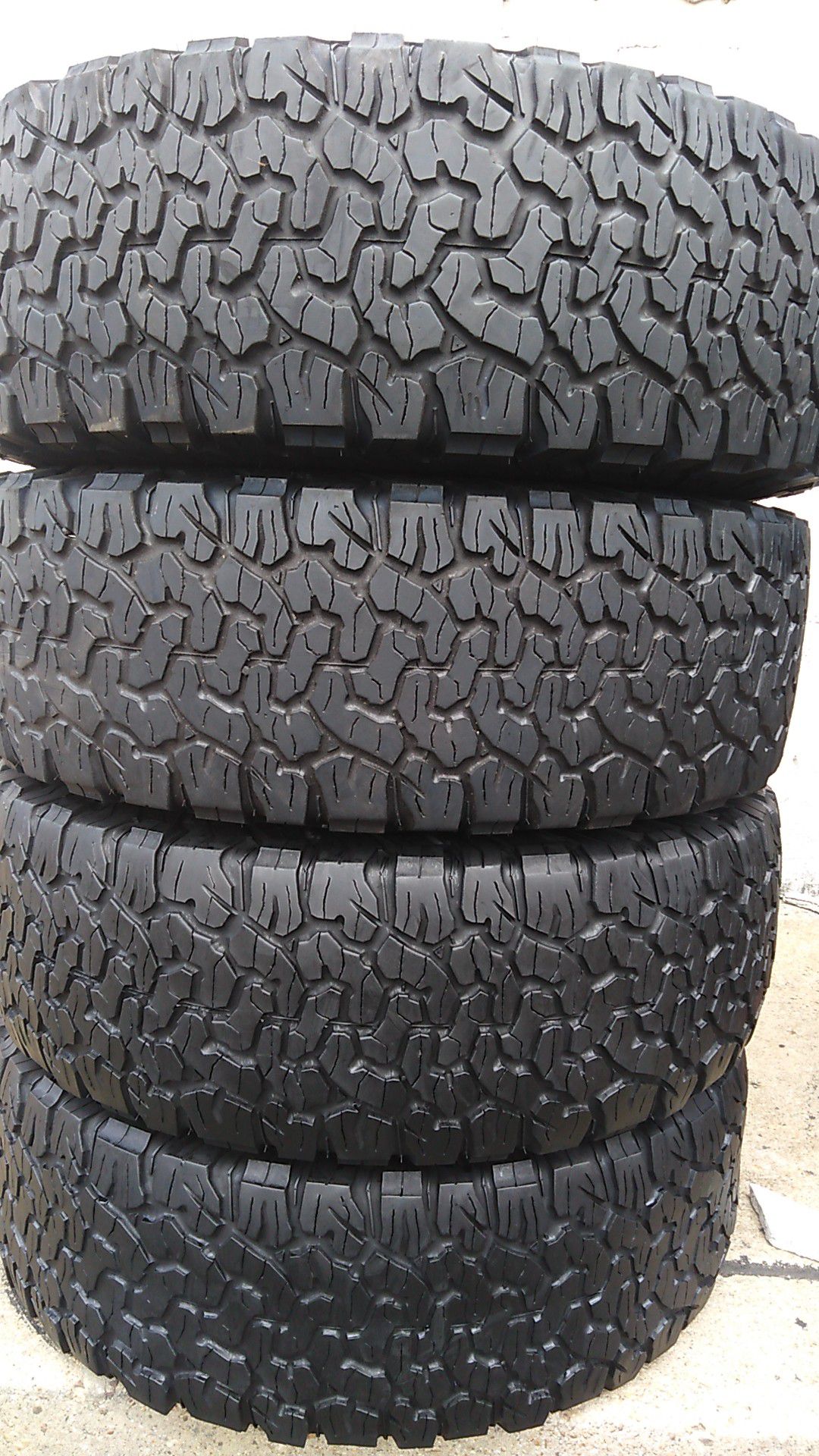 Four MATCHING HEAVY-DUTY BFGOODRICH TIRES FOR SALE {link removed}/17