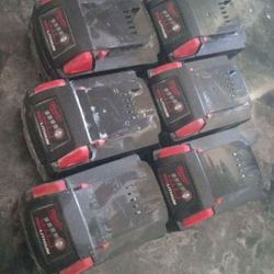 6 MILWAUKEE 5.0 Batteries