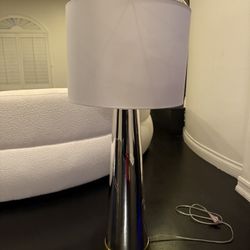 Silver And Gold Century Table Lamp