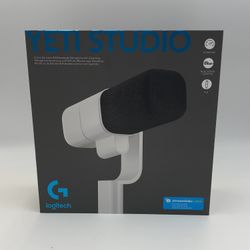 New In Box Logitech Yeti Studio Broadcast Dynamic Microphone