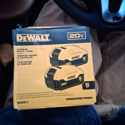 2 Pack Dewalt 5ah Batteries 