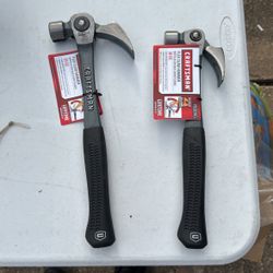 Craftsman 24 And 18 Oz. Flex Claw Hammers Both For $45