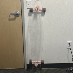 Custom Ghostboard Clear Long Board
