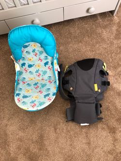 Infant bath and carrier