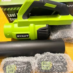 Ryaht Cordless Leaf Blower with Two Batteries and Charger KL-CYJ-001