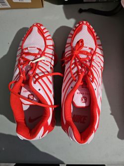 Nike Shox Sneakers White Red