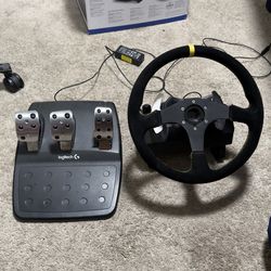 Logitech G920 Racing Wheel + Custom Steering Wheel – Xbox & PC