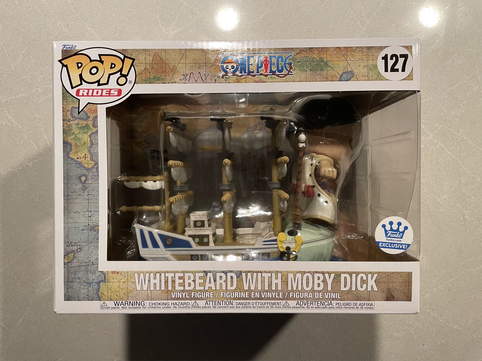 Whitebeard & Moby Dick Funko Pop Deluxe Rides *MINT* Online Shop Exclusive One Piece 127 Anime Luffy Ship