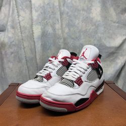 Size 10 - Jordan 4 Retro Fire Red