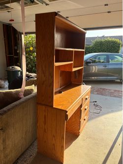 Wooden desk