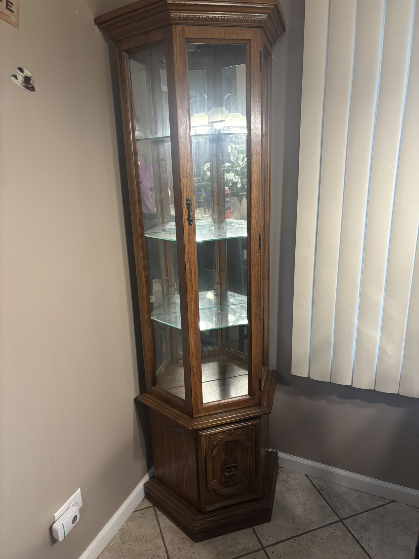 Corner Curio Cabinet
