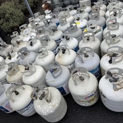 5 Gallons BBQ Size 20lbs Empty Propane Tanks For Exchange Or Refill 