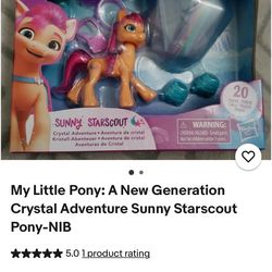 My Little Pony: A New Generation Crystal Adventure Sunny Starscout Pony-NIB