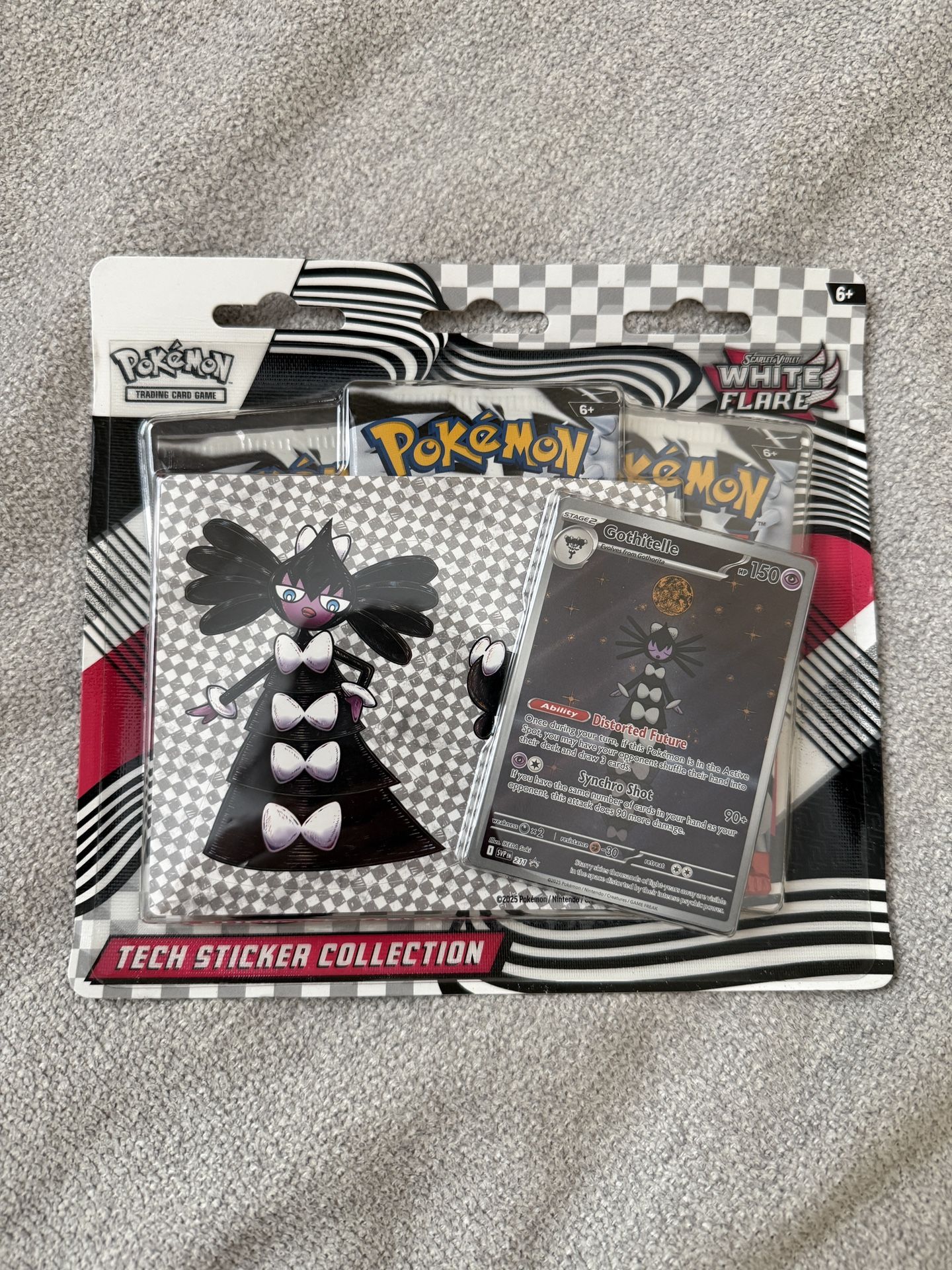 Pokemon White Flare Sticker Collection