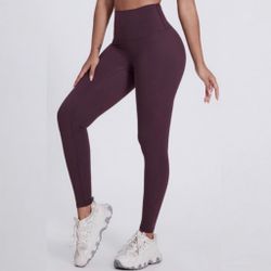 New Women’s Medium Purple High Waisted Sculpting Yoga Leggings Pants