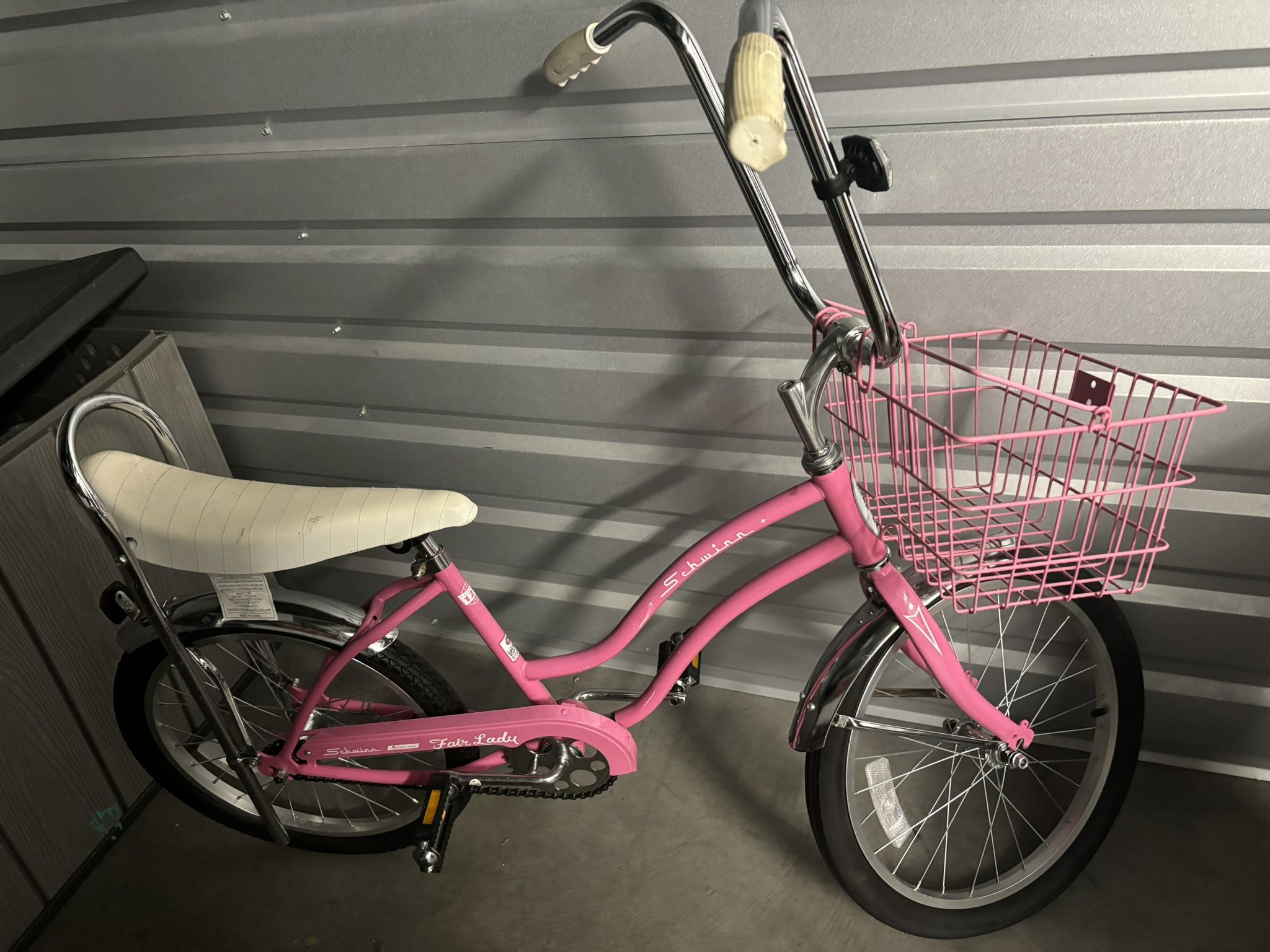 Schwinn Fair Lady 20 in. Classic Bicycle, Single Speed, Girls, Pink
