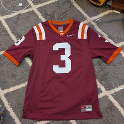 Nike Virginia Tech Hokies #3 Football Jersey 