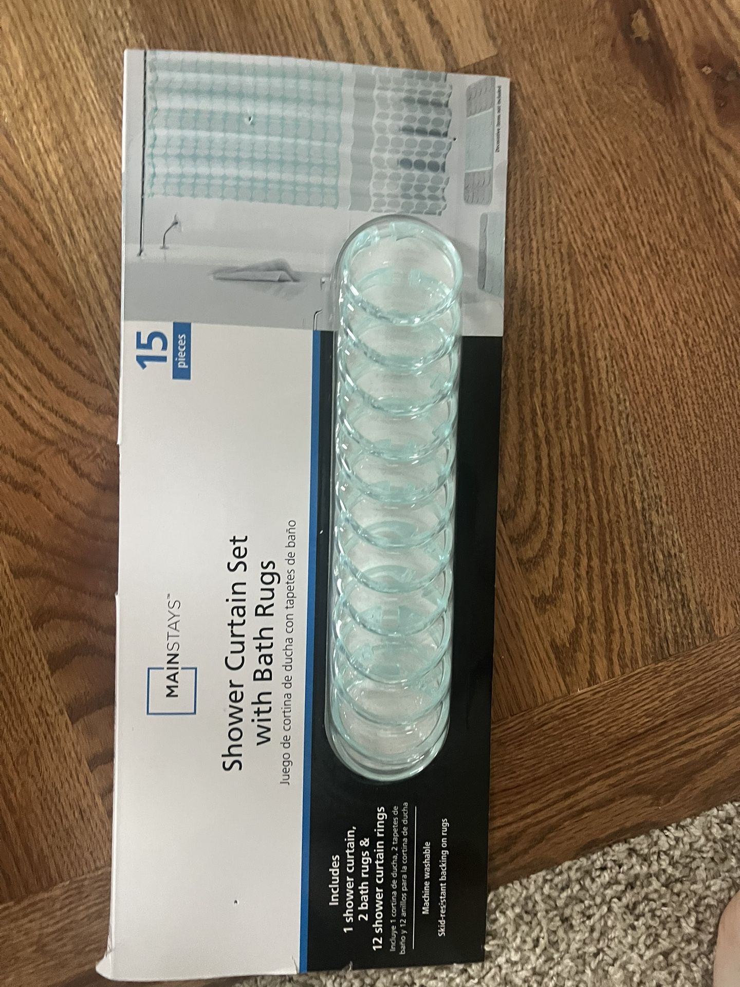 Mainstays Shower Curtain Rings Brand New